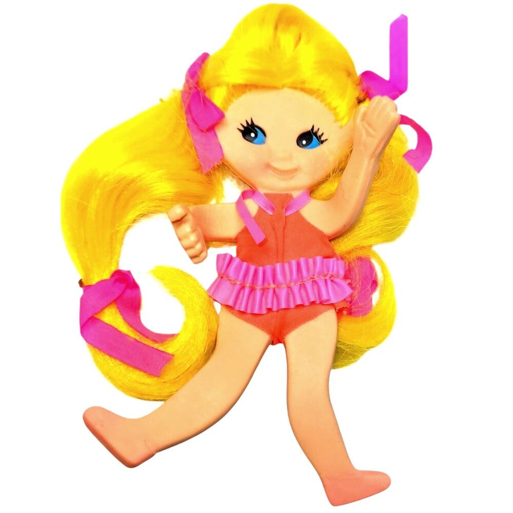 1970s Vintage Groovy Vibe Flatsy Mod Doll - Picture 2 of 7